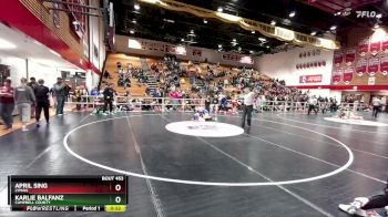 145 lbs Cons. Round 4 - April Sing, Lyman vs Karlie Balfanz, Campbell County