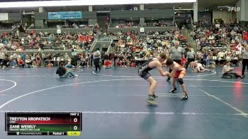 125 lbs Cons. Round 5 - Zane Wesely, Wahoo Wrestling Club vs Treyton Kropatsch, CWO