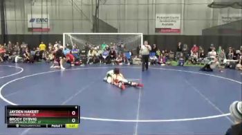 135 lbs Finals (8 Team) - Jayden Hakert, Nebraska Silver vs Brody Dybvig, South Dakota Storm