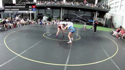 130 lbs Deegan Kirschenmann, North Dakota Gold vs Molly Lubenow, Pennsylvania Red