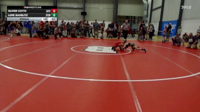 70 lbs Final - Oliver Cotto, Loysville vs Luke Baublitz, Stewartstown