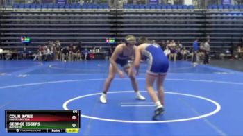 175 lbs Cons. Round 3 - Colin Bates, LIBERTY-BENTON vs George Eggers, NAPOLEON