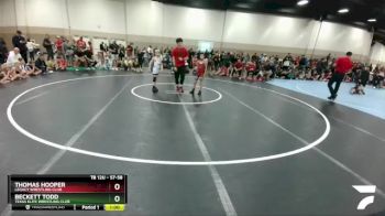 57-58 lbs Round 1 - Thomas Hooper, Legacy Wrestling Club vs Beckett Todd, Texas Elite Wrestling Club