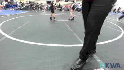 100 lbs Semifinal - Lane Jackson, Darko Valley Wolf Pack vs Robert Reyes, Enid Youth Wrestling Club