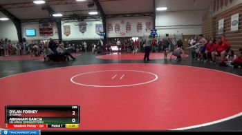 285 lbs Quarterfinal - Abraham Garcia, Columbus Community/WMU vs Dylan Forney, Ottumwa