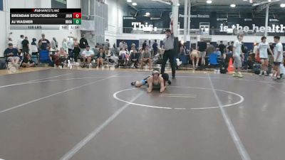 128 lbs Rr Rnd 2 - Brendan Stoutenburg, Journeymen Black - HSC vs AJ Wagner, Broad Axe Gold - HSC