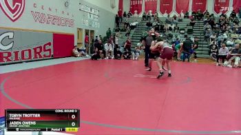 215 lbs Cons. Round 3 - Jaden Owens, Grand Junction vs Tobyn Trottier, Palisade