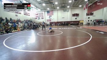 106 lbs Consi Of 4 - Landon DaCruz, Canton vs Jake Maccione, Nonnewaug