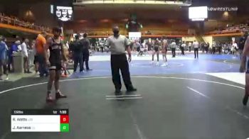 132 lbs Quarterfinal - Ryan Watts, Legends Of Gold vs Jesse Aarness, Team Champs