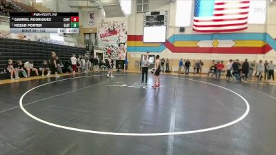 132 lbs Quarterfinal - Kozad Porter, Cheyenne East vs Gabriel Rodriguez, Central