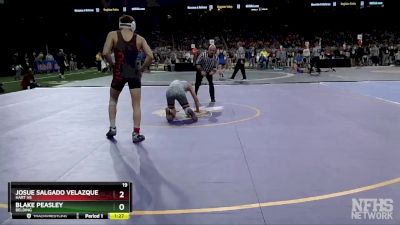 D3-157 lbs Quarterfinal - Blake Peasley, Belding vs Josue Salgado Velazquez, Hart HS