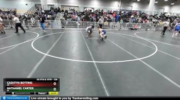 126 lbs Cons. Round 2 - Nathaniel Carter, MI vs Cashtyn Botting, WI