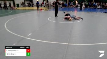 165 lbs Semifinal - Charlie Herting, Grandview Wolves vs Tyler Zwingman, CWO