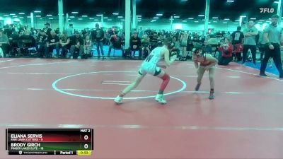 68 lbs Round 2 (10 Team) - Brody Girch, Finger Lakes Elite vs Eliana Servis, Fair Lawn Cutters