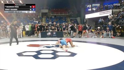 120 lbs Champ. Rd Of 64 - Madison Pena, TX vs Jenny Kramer, PA