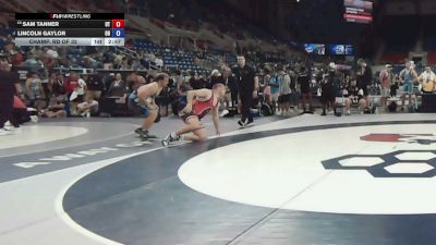 285 lbs Champ. Rd Of 32 - Sam Tanner, Utah vs Lincoln Gaylor, Ohio