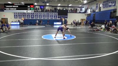157 lbs 1st Place Match - Eric Kinkaid, Loras vs Colton Weiler, University Of Dubuque