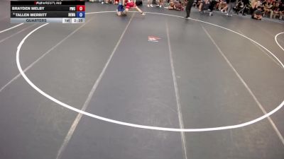 165 lbs Quarters - Brayden Melby, Pierz Wrestling Club vs Tallen Merritt, Berge Elite Wrestling Academy