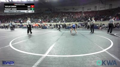 78 lbs Final - Taylan Green, Harrah Little League Wrestling vs Paisley Jones, Tecumseh Youth Wrestling