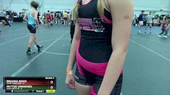 106 lbs Round 5 (8 Team) - Peyton Vanhoven, Team Shutt GT vs Brianna Biggs, Clinic Wrestling