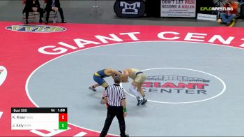 138 lbs Final - Kenny Kiser, Saegertown vs Jacob Ealy, Hopewell