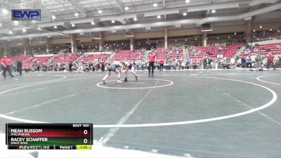 95 lbs Semifinal - Racey Schaffer, Great Bend vs Meah Russom, Phillipsburg