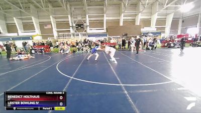 175 lbs Cons. Round 3 - Benedict Holthaus, UT vs Leister Bowling Iv, CO