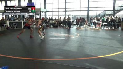 135 lbs 5th Place Match - Charlie Larson, Storm Wrestling Academy vs Kolson Moorman, Springville, IA Wreslting Club