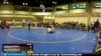 120 lbs Round 1 (10 Team) - Jackson Harrison, 212 Wrestling vs Brayden McMillan, Indiana Smackdown Black