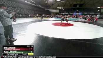 49-52 lbs Round 5 - Wyatt Graham, Thunder Mountain Wrestling Club vs Sariah Fisher, Punisher Wrestling Company