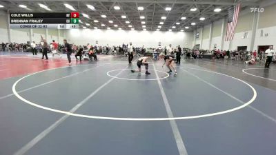 120 lbs Consi Of 32 #2 - Cole Willis, NY vs Brennan Fraley, OH
