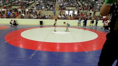 60 lbs Consi Of 4 - Carter Prescott, Woodland Wrestling vs Dominick Huitron, Backyard Bullies Wrestling Club