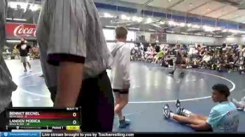 85 lbs Quarters & 1st Wb (16 Team) - Bennet Becnel, NOLA Gold vs Landen Modica, NOLA Black