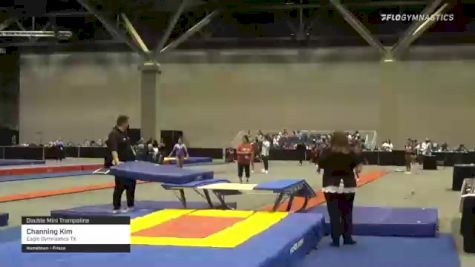Channing Kim - Double Mini Trampoline, Eagle Gymnastics TX - 2021 USA Gymnastics Championships