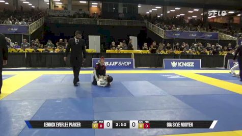 Gia Skye Nguyen vs Lennox Everlee Parker 2026 Pan Kids Jiu-Jitsu IBJJF Championship