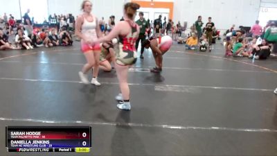 Round 1 (4 Team) - Sarah Hodge, Team Palmetto Pink vs Daniella Jenkins, Team NC Wrestling Club