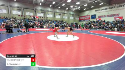 154 lbs Consi Of 8 #1 - Adrian Covarrubia, Kerman vs Cameron Munguia, Clovis West