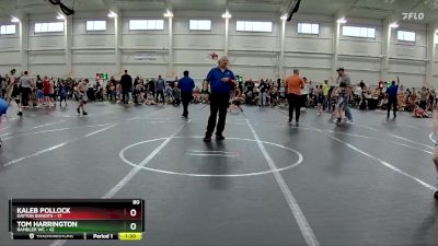 80 lbs Round 8 (10 Team) - Kaleb Pollock, Dayton Bandits vs Tom Harrington, Rambler WC