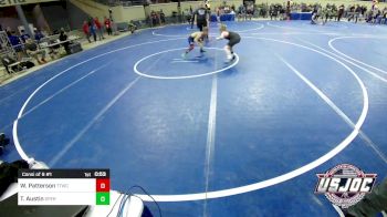 100 lbs Consi Of 8 #1 - Wyatt Patterson, Team Tulsa Wrestling Club vs Taegan Austin, Sperry Wrestling Club