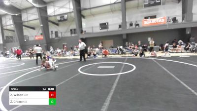 58 lbs Rr Rnd 3 - Zachary Wilson, Mat Demon WC vs Zayden Cross, Independent