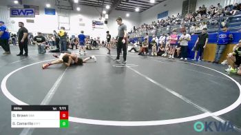 88 lbs Semifinal - Daeton Brown, Shelton Wrestling Academy vs Gus Camarillo, Standfast