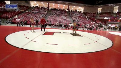 100 lbs Rr Rnd 1 - Miya Wright, Hinton Girls High School vs Angela Lee, Jay High School