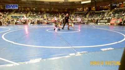 61 lbs Consolation - Juliette Rosas 2, OKC Saints Wrestling vs Kyara Barral, Lawc