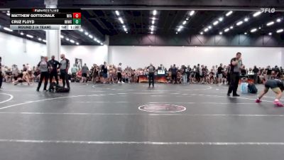 120 lbs Round 2 (4 Team) - Cruz Floyd, Bulloch Bandits Wrestling Club vs Matthew Gottschalk, MF Army