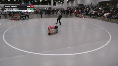 106 lbs Cons. Rd Of 64 - Cooper Combs, Christian Brothers High School Wrestling vs Austin Jacobs, Michigan Premier WC