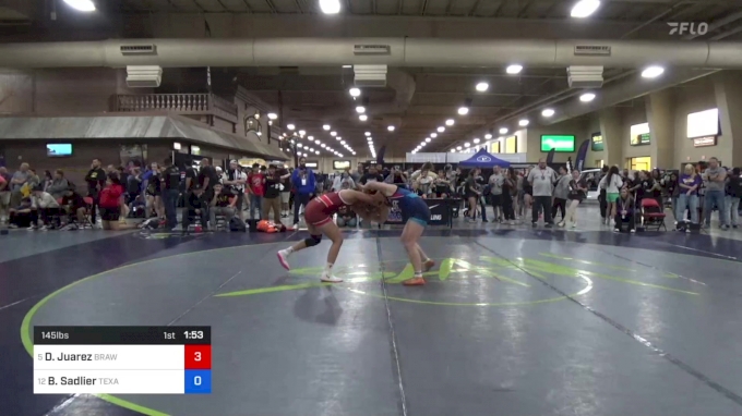 145 lbs Rnd Of 16 - Delarie Juarez, Brawley Wrestling Academy vs ...