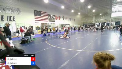 120 lbs 5th Place Match - Presley Call, Bear River Wrestling Club vs Paige Behm, East Idaho Elite