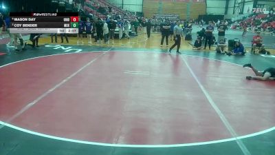 174 lbs 3rd Place Match - Mason Day, Indianapolis vs Coy Bender, McKendree