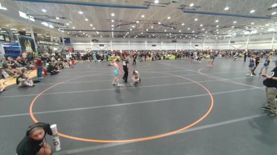 120 lbs Cons. Semi - Emma Mantei, Unattached vs Eowyn Reeves, Gladiator Wrestling