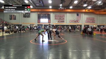 115 lbs Champ. Round 1 - Ava Hendricks, South Tama vs Haylie Ayala, Cedar Rapids Kennedy